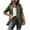 Army Green, variant on Patlollav Women Coats Plus Size Long Sleeve Solid Color Suit Loose Tops