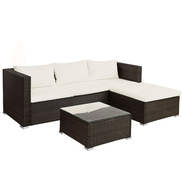Clearance! Outdoor Wicker Sectional Seating for Patio ...