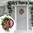 thumbnail image 4 of Harpi Christmas Wreaths for Front Door, Winter Decor Christmas Decoration Listing Christmas Tree Decoration Wooden Listing, 4 of 9