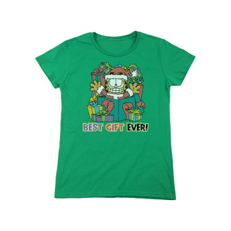 Garfield Best Gift Ever Comic Women's T-Shirt Tee (Best Gifts For Women Over 50)
