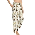 thumbnail image 2 of Daiia Chicken Cartoon Women's Sleep Pant with Pockets and Drawstring,Pajama Pants-Medium, 2 of 9