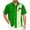 Z11Dark Green, variant on St Patricks Day Shirt Mens Button Up Irish Festival Short Sleeve Button Down Shirt Shamrock Shirt Tropical Beach Style St Patricks Day Golf Shirt Men Young Mens Clothes