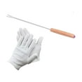thumbnail image 3 of Herramienta de limpieza de jaulas para mascotas con plumas, herramienta de extracción de acero inoxidable, suministro simple para mascotas Derecho, 3 of 9