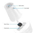 thumbnail image 4 of Battery Operated Cat Water Fountain, 25oz/1L Wireless Pet Water Fountain for Cats Inside, Automatic Cat Waterer Fountain with Motion Sensor, 1000mAh Ultra Quiet Pump, BPA-Free, White, 4 of 11