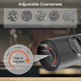 thumbnail image 5 of Adjustable Coarseness USB Rechargeable Salt and Pepper Grinder Set with Charging Base, 5 of 5