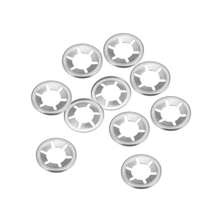 

M16 Starlock Washer 15.3mm I.D. 28mm O.D. Speed Clip Stainless Steel 10pcs