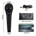thumbnail image 3 of Le Microphone Filaire 58 XLR Est Adapté pour le Chant de Scène, le Discours et les Microphones Dynamiques Portatifs. Son Motif de Ramassage en Forme de Cœur Minimise le Bruit de Fond et le Feedba., 3 of 7