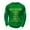 Green, variant on IWRICH Men's St. Patrick's Day Shirt Waffle Irish Shamrock Printed Shirts Crewneck Long Sleeve Slim Muscle Tops Holiday Clothes White XL