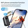 thumbnail image 2 of Ruiboury Compact Action Camera Dog Collar Clip WiFi Pet Cam With Remote Control Wireless Collar Camera Sport 32GB combination, 2 of 6