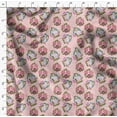 thumbnail image 4 of Soimoi Bird Print - Pink, Viscose Rayon Fabric Material - 42 Inch Wide, 1 Yard, Unstitched Material For Dresses, Blouses, Skirts, Sleepwear, Kids Clothing, 4 of 6