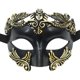 thumbnail image 2 of Máscara de mascarada, accesorios de disfraz para hombre, máscara de graduación, cubierta facial, novedad romana, media cara B, 2 of 9