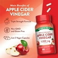 thumbnail image 5 of Apple Cider Vinegar 1200mg | 60 Capsules | Extra Strength | For Men and Women | by Nature's Truth, 5 of 7