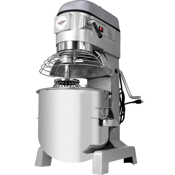 Batidora Industrial Planetaria 30 Litros Acero Inoxidable 1500W Amasadora Mezcladora 3 Velocidades