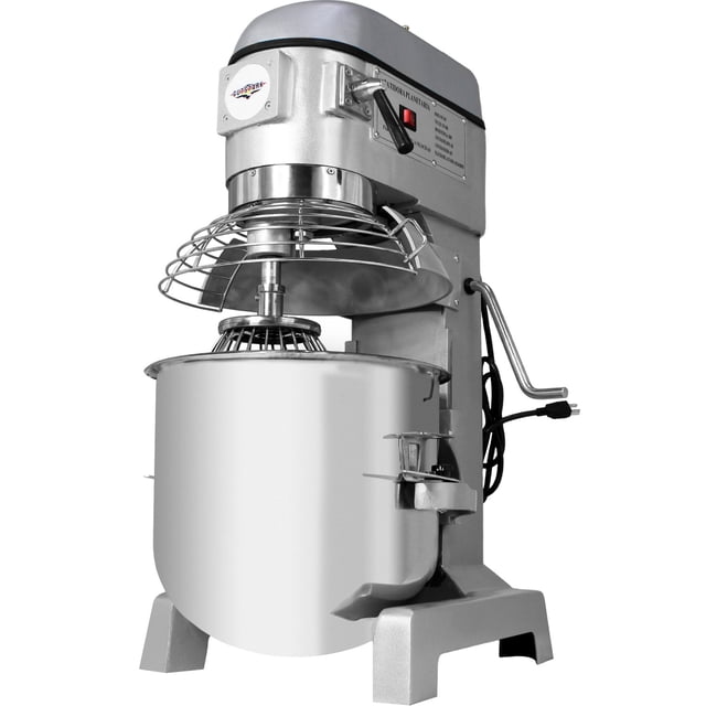 Batidora Industrial Planetaria 30 Litros Acero Inoxidable 1500W Amasadora Mezcladora 3 Velocidades