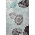 thumbnail image 2 of Addison Rugs Mayfield Premium Machine Washable Transitional Geometric Teal Rectangle Rug, 10' x 14', 2 of 7