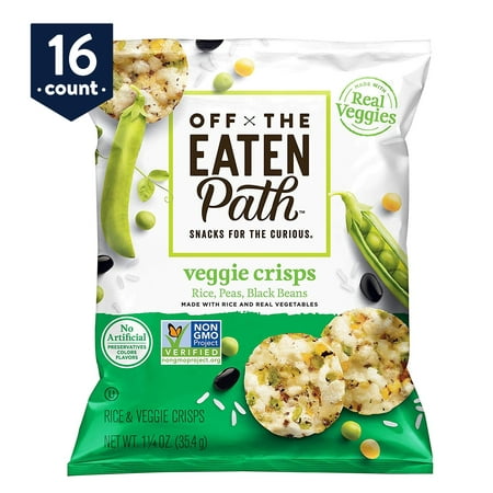 Off The Eaten Path Mosaic Veggie Crisps, 1.25 oz Bags, 16