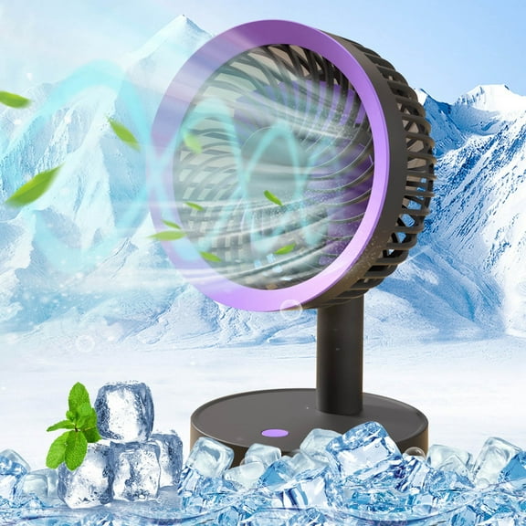 AZXY Desk Fan,Table Fans for Bedroom,Small Fans,Desktop Fans ,Rechargeable Small Quiet Personal Tabletop Fans for Home