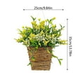 Spring and Summer Berry Flower Door Hanging Flower Basket Flower Wreath