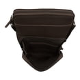 thumbnail image 4 of ili New York Bolsos cruzados de cuero genuino para mujer - Organizador de bolso de hombro con bloqueo RFID premium con correa ajustable, 4 of 5