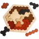 thumbnail image 1 of Rompecabezas hexagonal ZHAOCHENG para niños y adultos Tangram juguete educativo 14 piezas colorido, 1 of 5