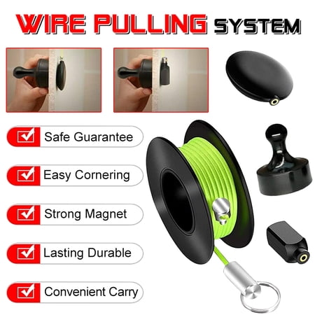 Magnetic Wire Pulling System Threader Wiremag Puller Wire Cable Running ...
