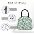thumbnail image 4 of Fotbe Lilies Flowers Pattern Lunch Bag, Insulated Lunch Box, Small Leakproof Cooler Food Lunch Containers Reusable High Capacity Lunch Tote Bags for Work, Travel, Outdoor, 4 of 6