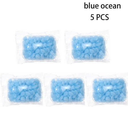 Laundry Appliances Rose Clean Clothes Soften Fresh Laundry Beads Laundry Scent Booster Scent Boosting in-Wash BLUE OCEAN 5PCS