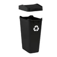 thumbnail image 2 of Bote de Basura Rubbermaid de  Plástico con Tapa Balancín 46 Litros Negro, 2 of 4
