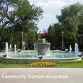thumbnail image 3 of 10" Stainless Steel Gazing Balls：Big Shiny Mirror Ornament, Decorative Orbs for Yard, Pool, Lawn and Pond,Christmas Floating Ornaments, Lawn Decorations, Unbreakable Polishing Ball (Chroma, 8in), 3 of 6