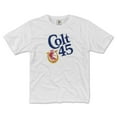 thumbnail image 1 of Colt 45 Malt Liquor Logo Men's White T-Shirt-Large, 1 of 2