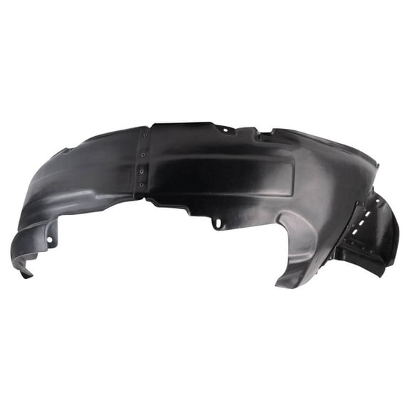 TRQ Front Left Inner Fender Liner Black Drivers Side Fits Select 2010-2012 Hyundai Santa Fe HY1248123