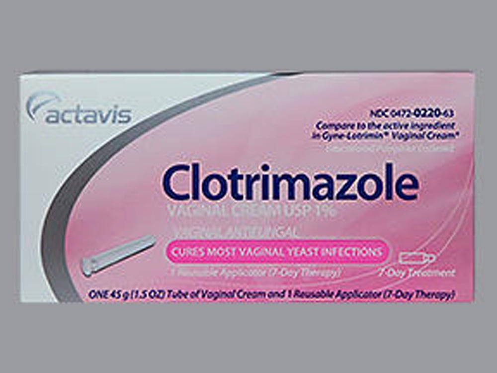 Sunmark clotrimazole vaginal yeast treatment cream