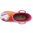 thumbnail image 5 of Kushyshoo Kids Rain Boots Unicorn Kisses Waterproof Printed Rubber Boots with Handles Size 1 Big Kids Rain Boots, 5 of 5