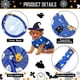thumbnail image 2 of 4 Pieces Halloween Dog Shirt Halloween Dog Clothes Dog Costume Pumpkin Ghosts Bats Skeletons Printed Dog Puppy Halloween Dog Apparel (L), 2 of 3