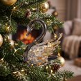 thumbnail image 4 of YuanGuangQ Christmas Acrylic Snowflake Ornament, Transparent Crystal Sequins Hanging Decoration, Holiday Party Home Window Decor for Christmas Tree Indoor Shelf, 4 of 7