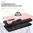 thumbnail image 3 of JTCASES for Samsung Galaxy A22 5G Case, Car Mount Bracket 2-layer Hybird Shockproof PC TPU Anti-fall Slim Fit Lightweight Magnetic Cover for Samsung Galaxy A22 5G（6.6" 2021) - Rosegold, 3 of 7