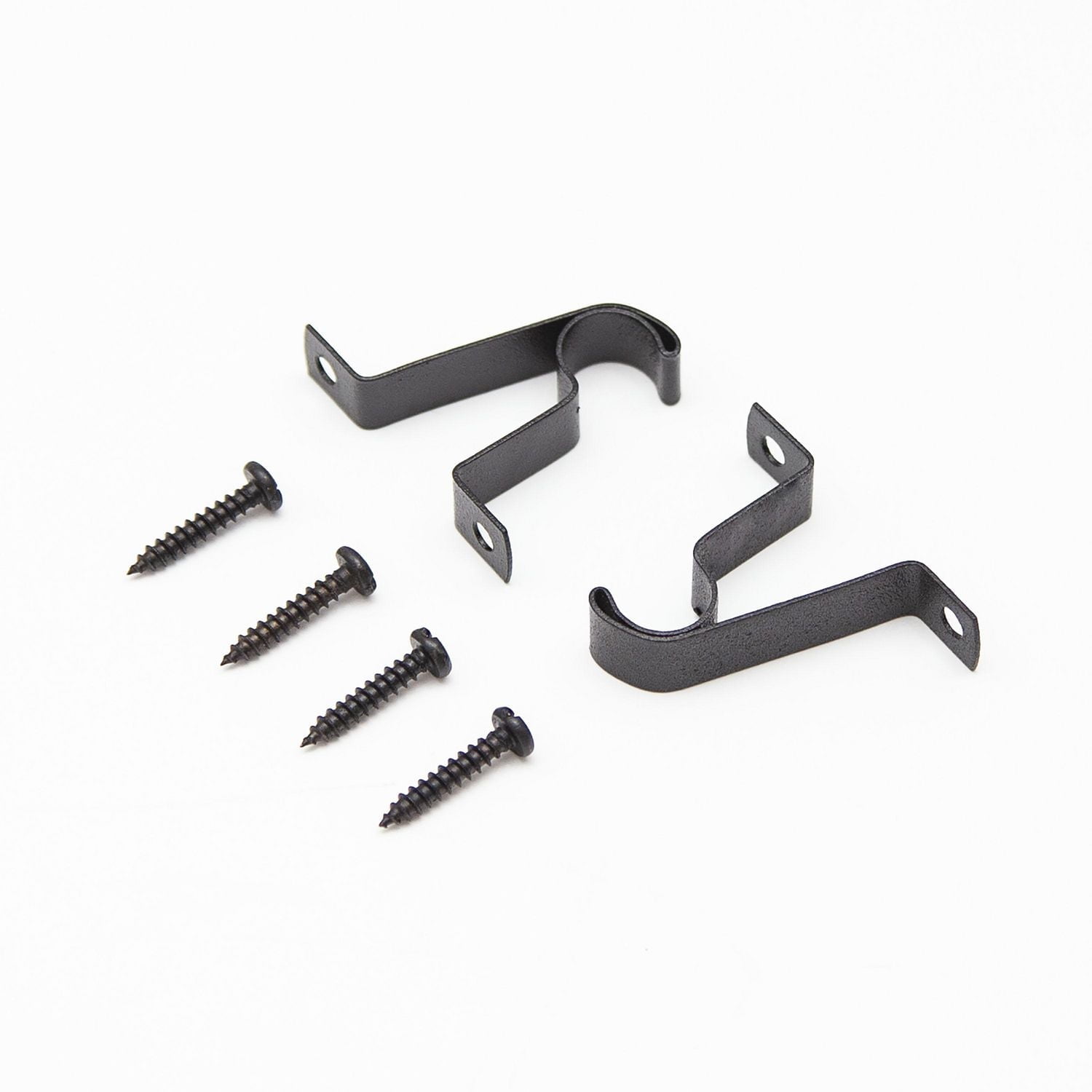 Mainstays Café Rod Brackets - Black