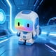 thumbnail image 1 of Juguetes de piscina, juguetes para bebés, juguetes para niños pequeños, robot de programación inteligente con control remoto, mascota electrónica para niños, sensor táctil, juguete educativo interacti, 1 of 7