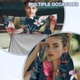 thumbnail image 6 of Garronmavis Tropical Floral Car Seat Towel Cover with Storage Bag Stain Resistant Easy InstallationFront Car Seat Protector Universal Fit for Cars SUV Trucks Sedan Van Auto Interior Accessories, 6 of 9