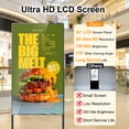 thumbnail image 5 of 32 Inch Floor Standing Digital Signage, 700nits High Brightness Slim Frameless Advertising Display, Digital Signage with CMS/U-Disk Plug&Play, Split Screen, 7/24 Timer switch,HDMI/USB/WiFi/Android OS, 5 of 11