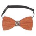 thumbnail image 5 of unbranded  Men's Wooden Bow Ties Handmade Business Portable Bridegroom Man, 5 of 8