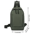thumbnail image 5 of Mepaouo Small Sling Backpack Cross Body Shoulder Chest Bags Hiking Traveling Daypack Fanny Pack(Grey), 5 of 5