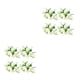 thumbnail image 1 of Flor artificial Cateissary 4X Calcomanía Blanco 2Conjunto, 1 of 6