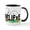 White/Black Inside, variant on CafePress - Believe In The Easter Bunny Mug - 11 oz Ceramic Mug - Novelty Coffee Tea Cup