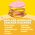 Lunchables Ham & American Cheese Cracker Stackers Kids Lunch Meal Kit