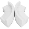 thumbnail image 2 of Flash Furniture Hercules Alon 4 Piece Reception Seating in White, 2 of 4
