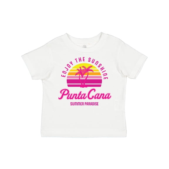 Inktastic Enjoy the Sunshine Punta Cana Summer Paradise Boys or Girls Toddler T-Shirt