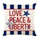 thumbnail image 2 of Fundas de Cojín Del 4 de Julio con Bandera y Estrellas. Fundas de Cojín Patrióticas para Decorar El Sofá, El Dormitorio o Cualquier Espacio Del Hogar En El 4 de Julio., 2 of 6
