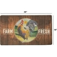 thumbnail image 2 of Artistic Beautiful Anti Fatigue Kitchen Floor Mat - Unique Floor Mats - Pain Relief Padded Kitchen Mats - Floor Mats For In Front Of Sink - Memory Foam 30" X 17.5" X 10mm Rooster, 2 of 6