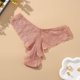thumbnail image 2 of Gibobby Ropa Interior Elástica para Mujer Encaje No Show Bikini Soft Breathe Bragas sin Sexy Hipster Ropa interior para mujeres(Rosa， L), 2 of 3